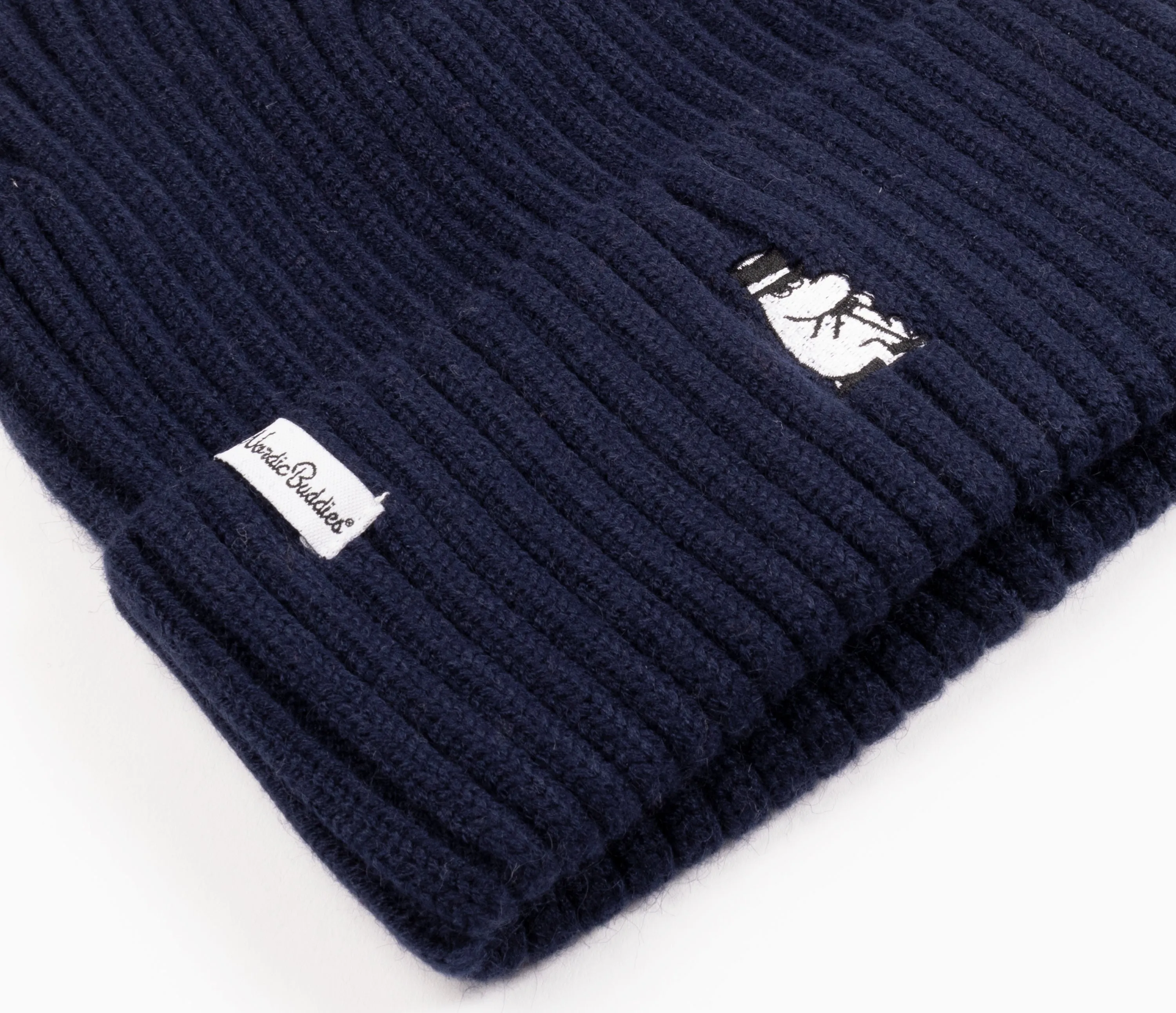 Moominpappa Winter Hat Beanie Adult - Navy Blue