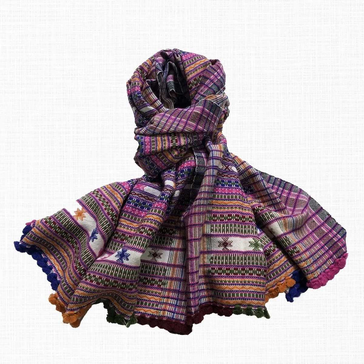 Multicolour Woven Woolen Shawl