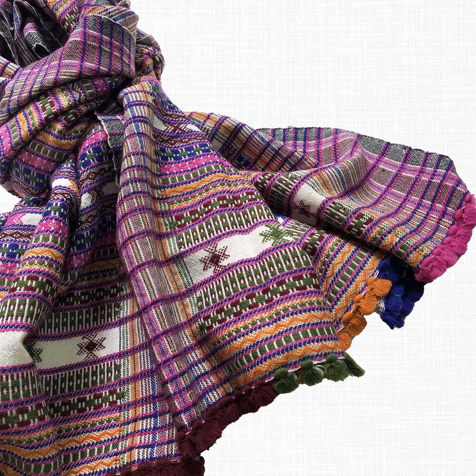 Multicolour Woven Woolen Shawl