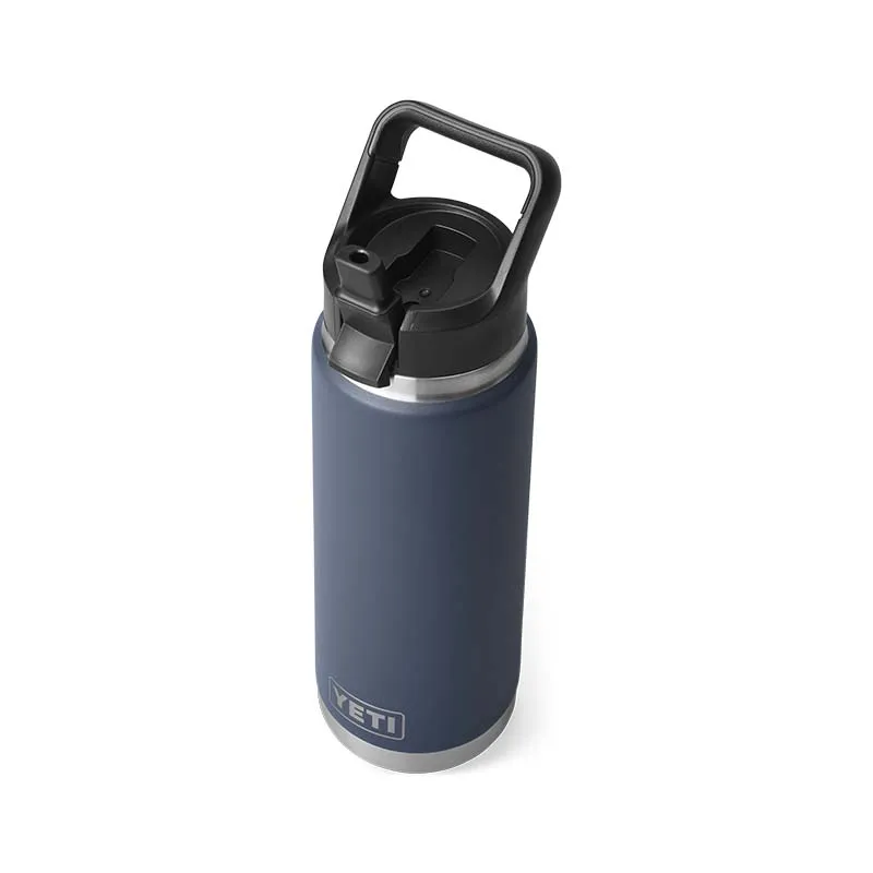 Navy 26oz Straw Water Bottle