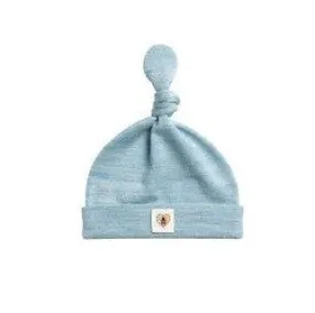 Pure Merino Beanie Winter Hat - Cornflower Blue