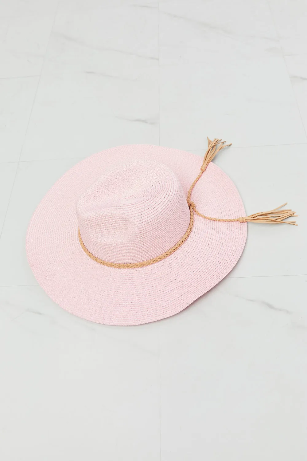 Route To Paradise Straw Hat in Pink