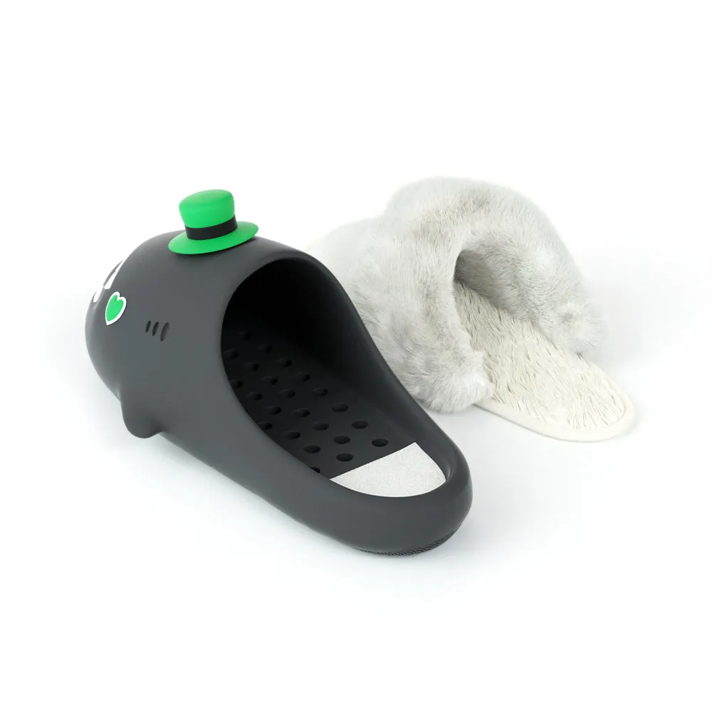 Sharkicks Pro - Winter Green Hat Heel-open