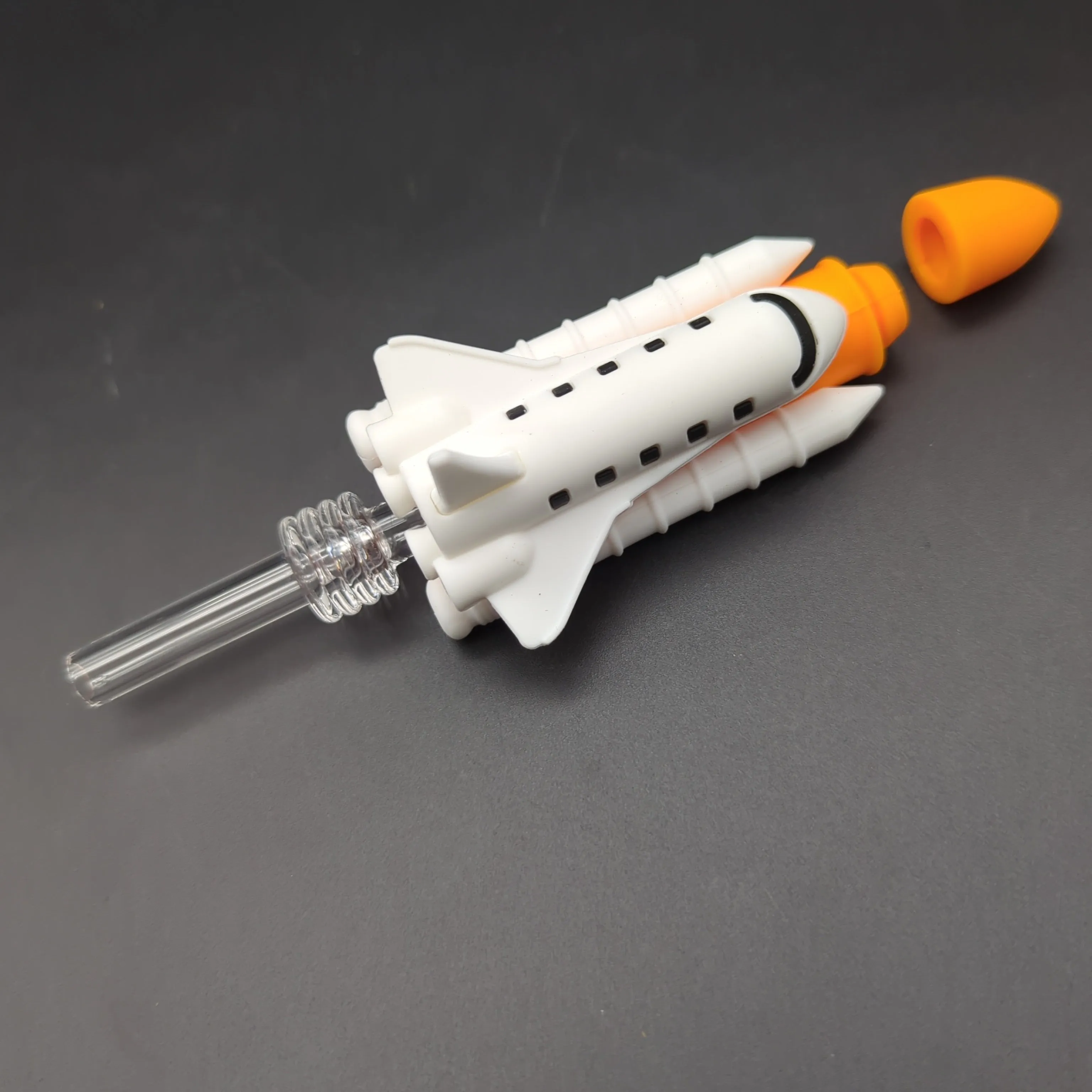 Space Shuttle Silicone Dab Straw | 6