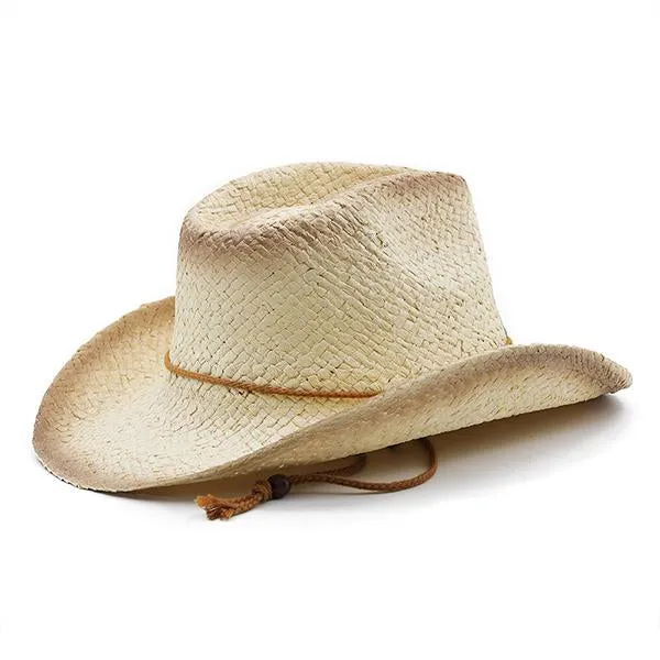 Spray Painted Star Straw Sun Hat 91894564C