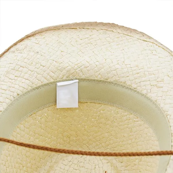 Spray Painted Star Straw Sun Hat 91894564C