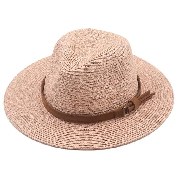 Straw Beach Sunscreen Sunshade Jazz Hat 12783444C