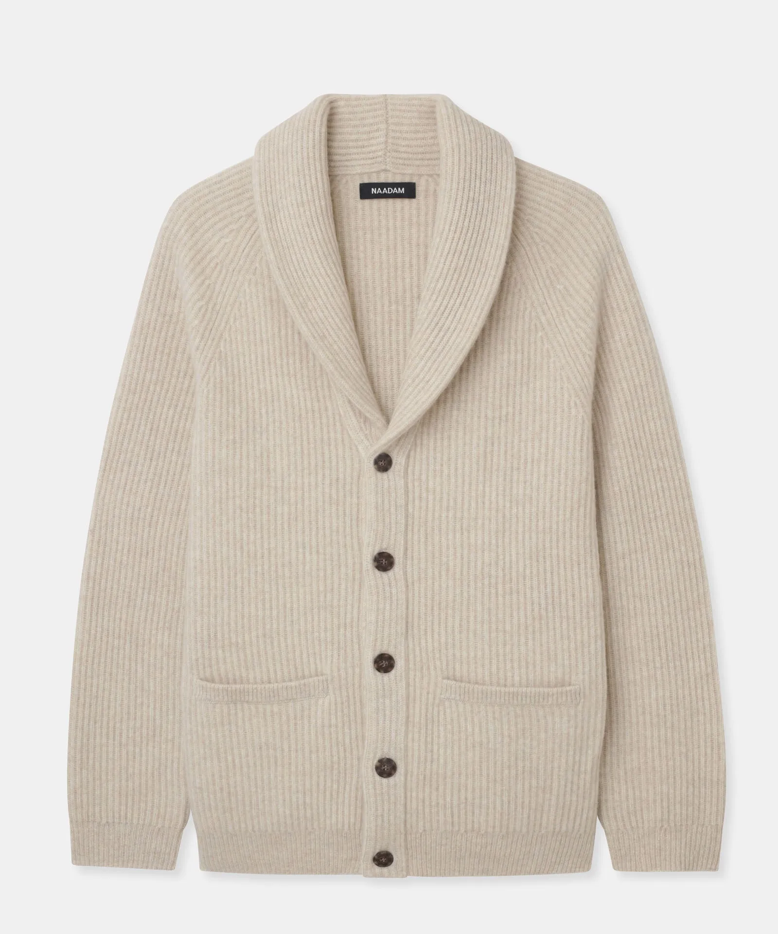 Super Luxe Cashmere Fisherman Shawl Cardigan