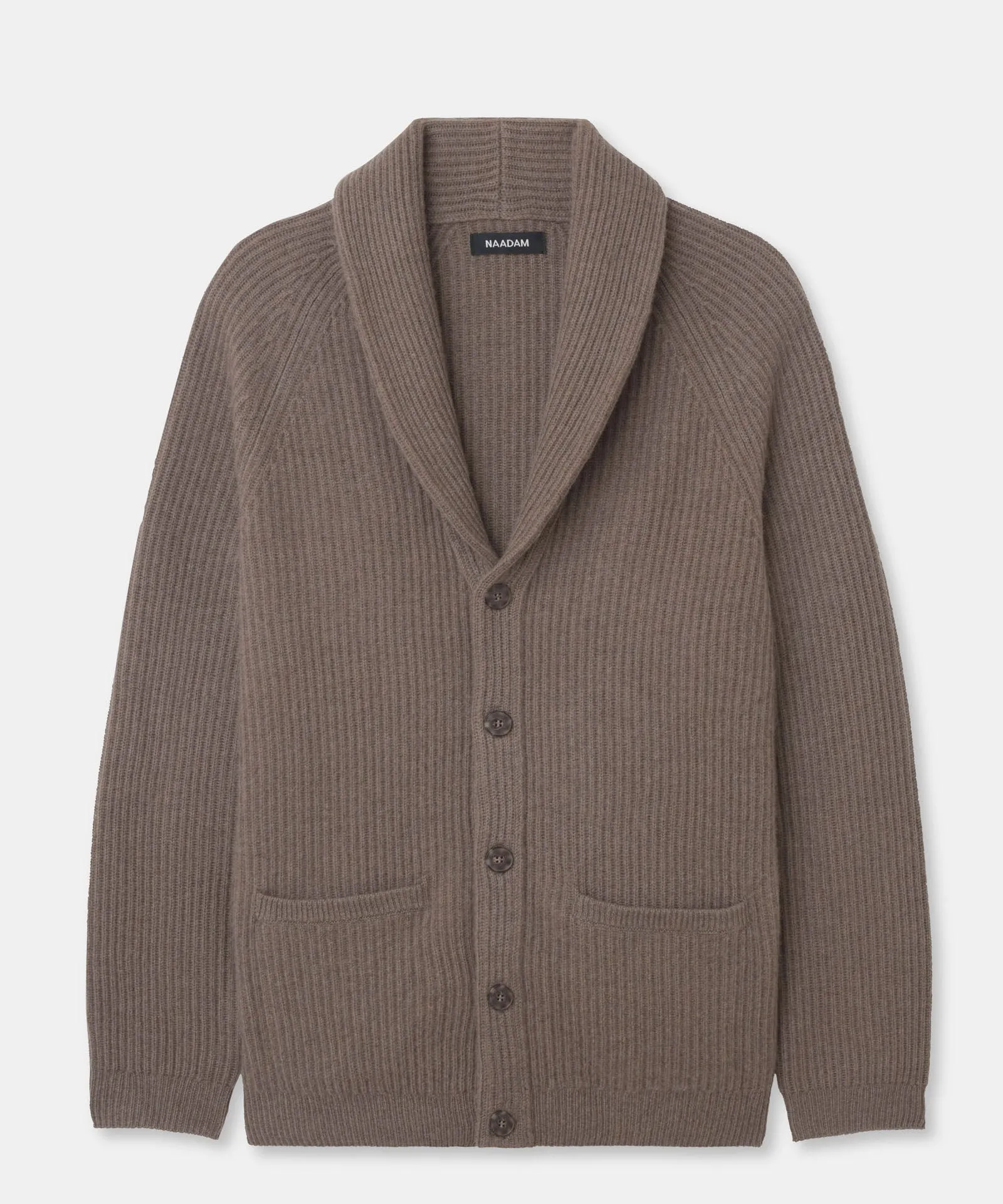 Super Luxe Cashmere Fisherman Shawl Cardigan