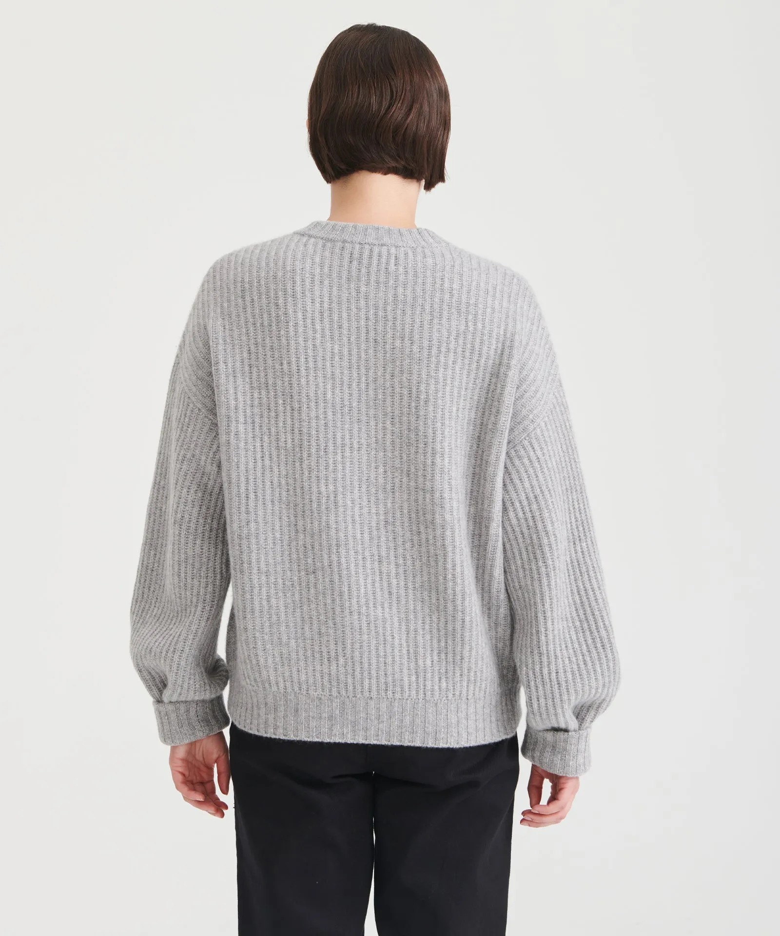 Super Luxe Cashmere Fisherman Sweater