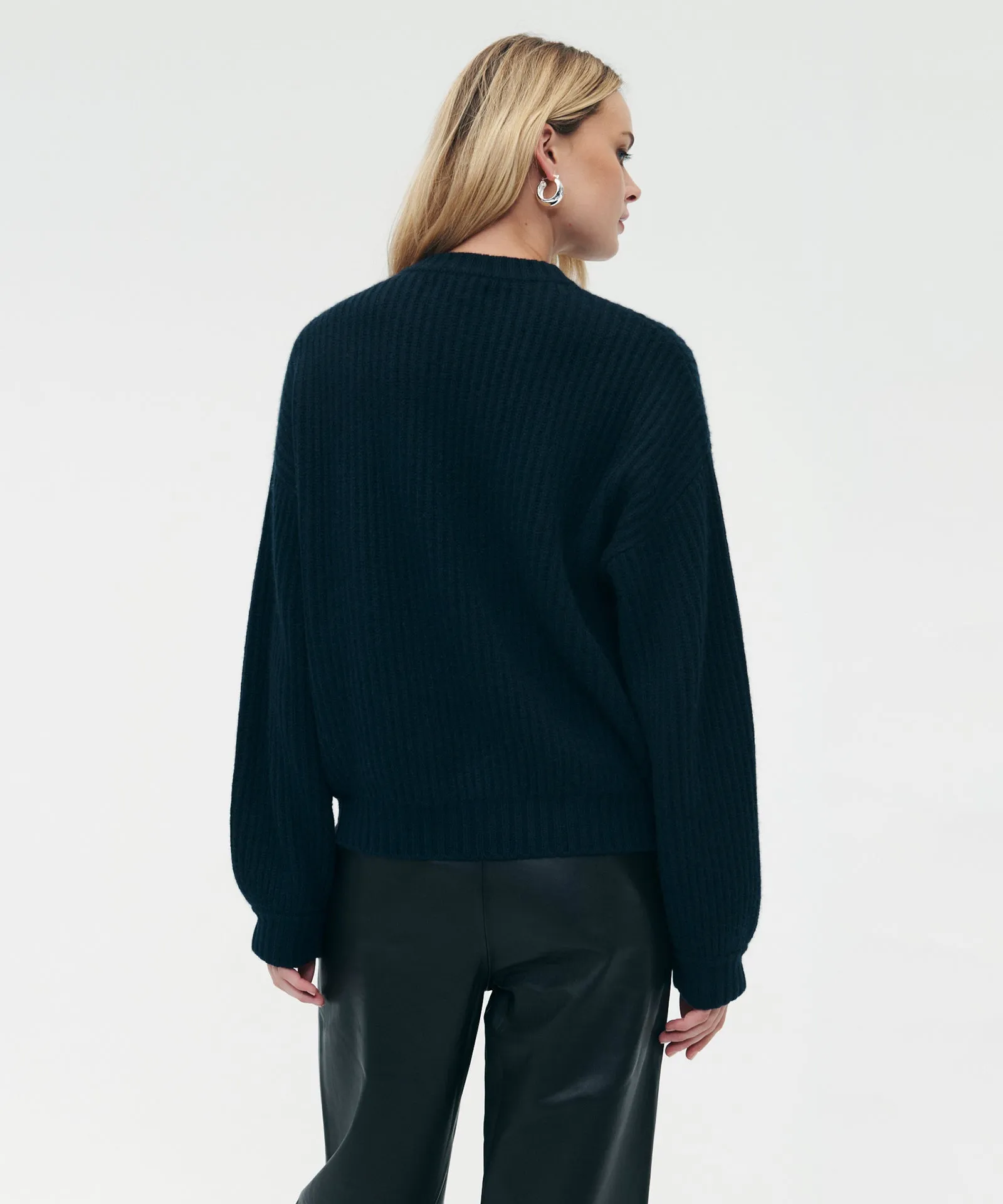 Super Luxe Cashmere Fisherman Sweater