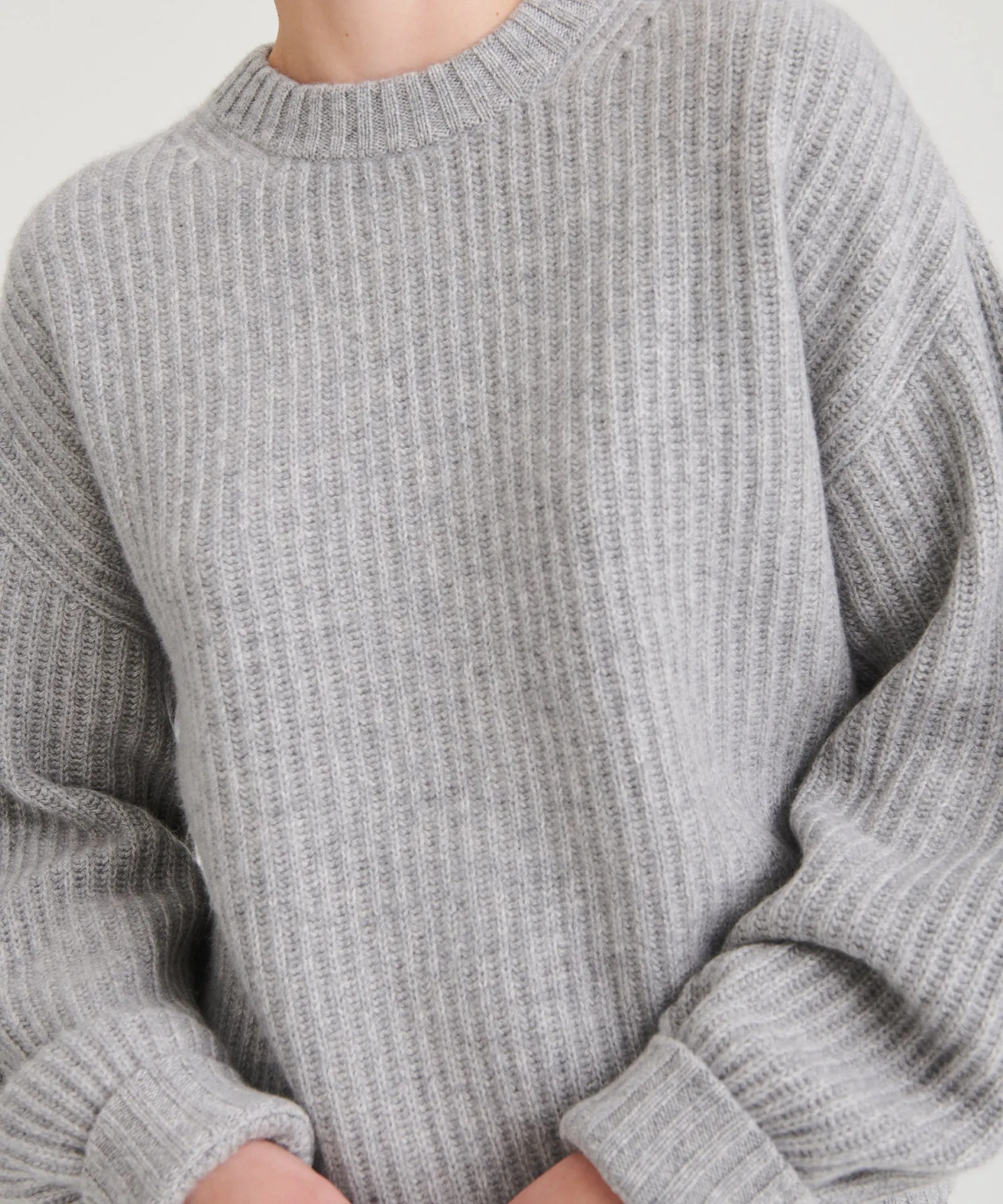 Super Luxe Cashmere Fisherman Sweater