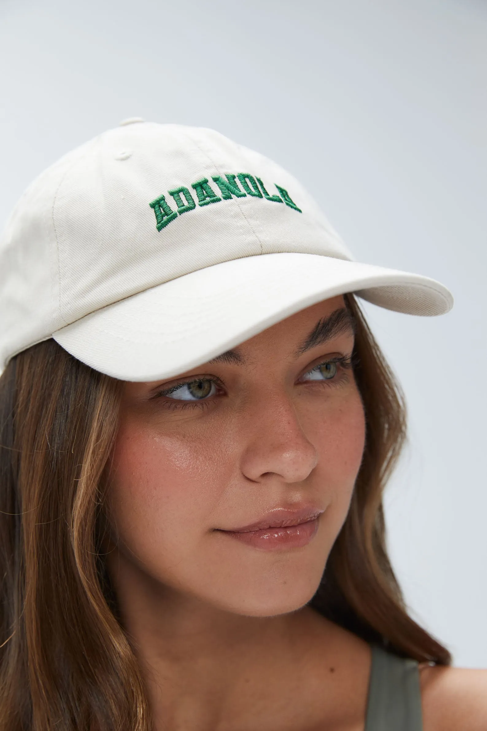 Varsity Cap - Cream/Green