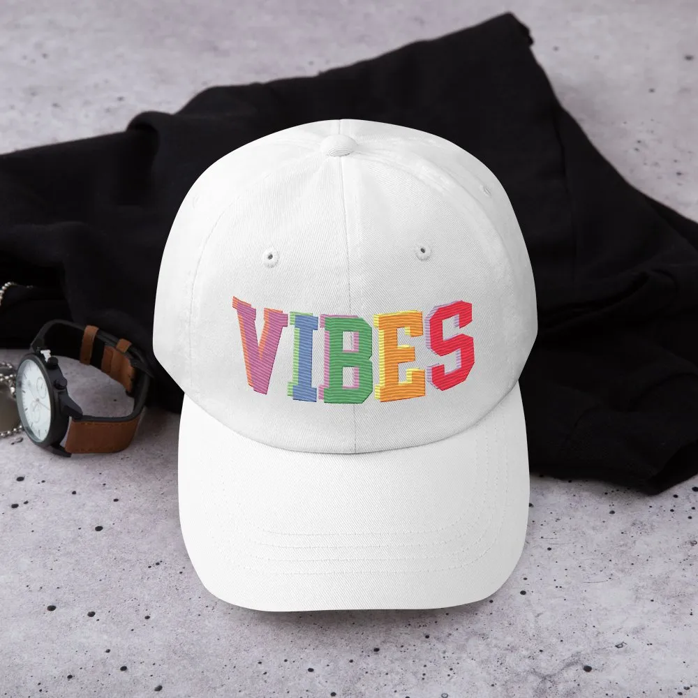 'Vibes' Embroidered Hat