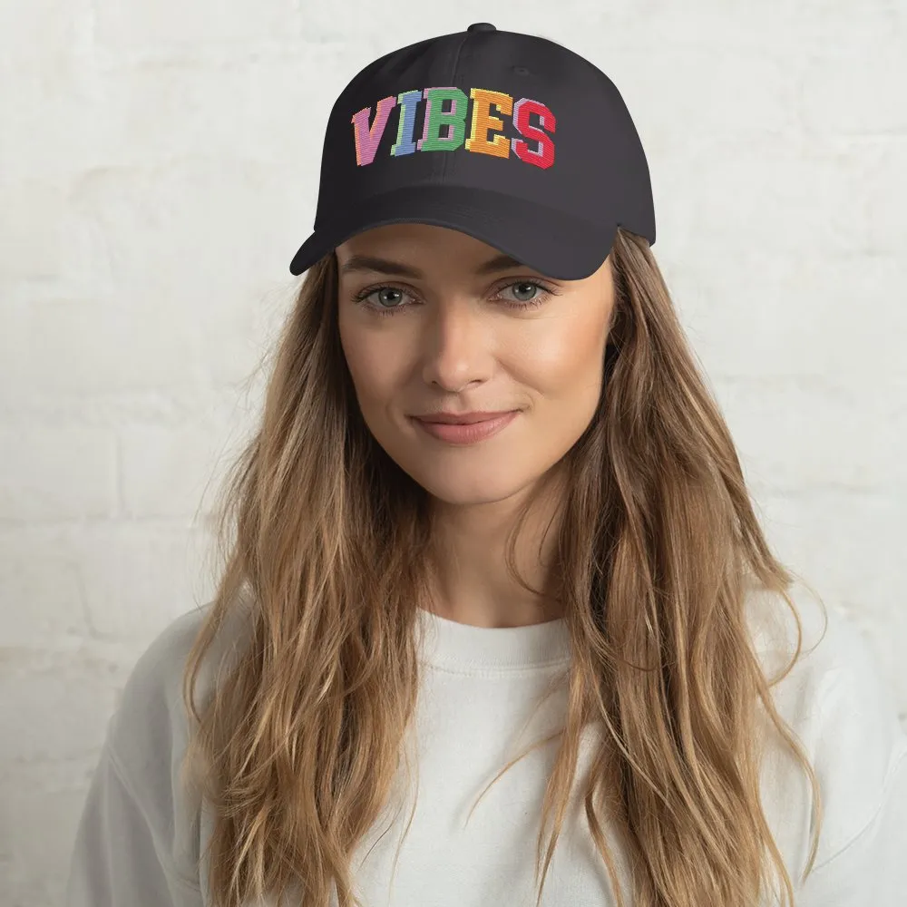 'Vibes' Embroidered Hat