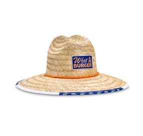 Whataburger Flag Straw Hat