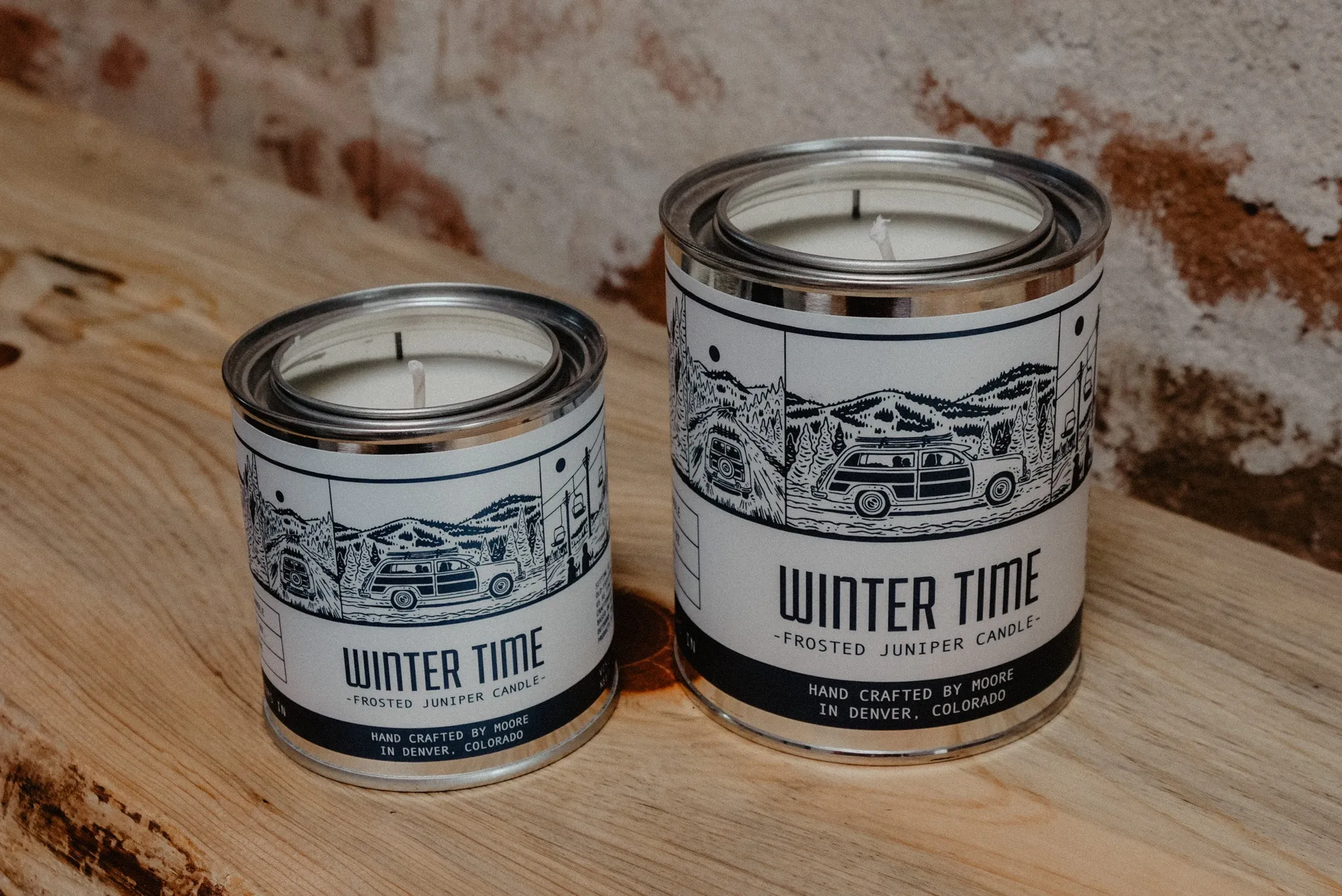 Winter Time Candle