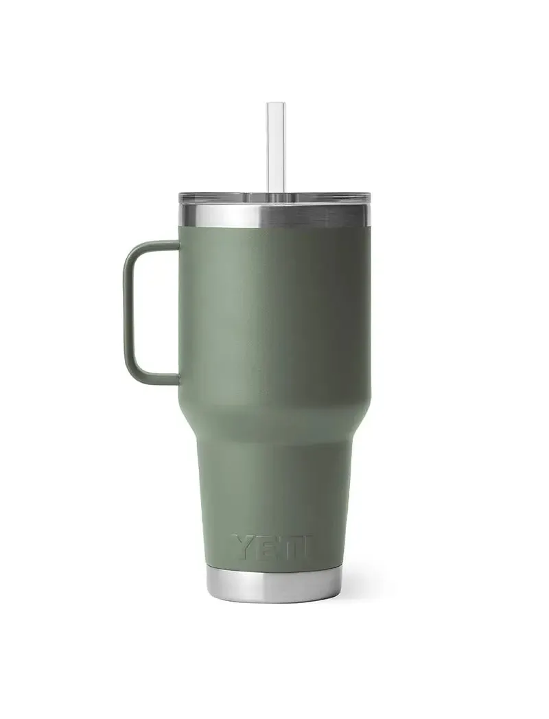 YETI Rambler 35oz Straw Mug Camp Green