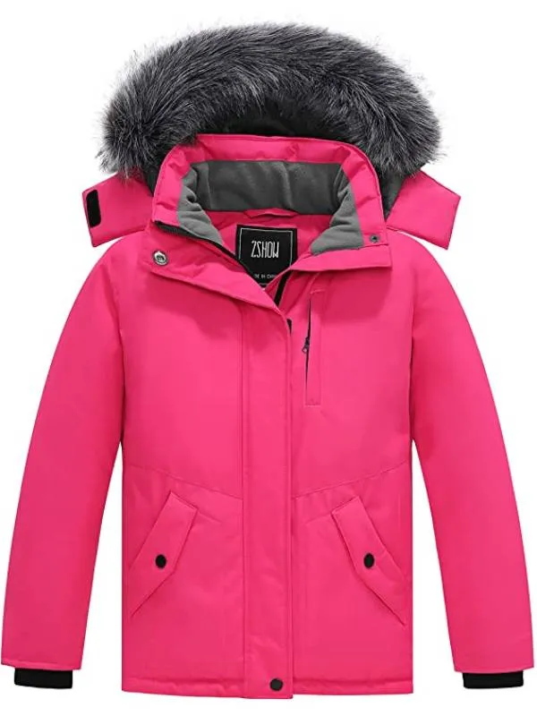 ZSHOW Girls' Padded Winter Coat